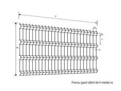 PANOU DE GARD 1,5 x 2 m