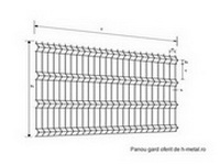 PANOU DE GARD 1,5 x 2 m